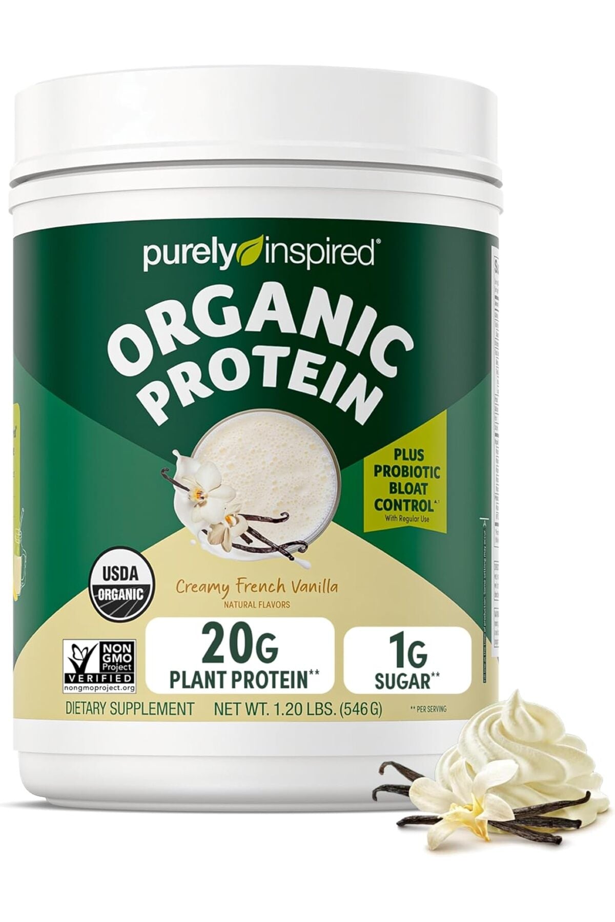 Purely Inspired Organic Protein French Vanilla 1.5lbs US (RB)