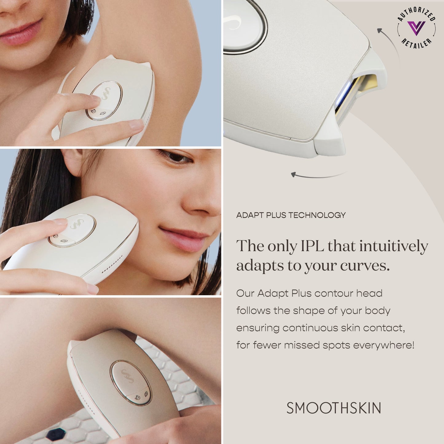 SmoothSkin Pure Adapt - Powerful IPL Hair Removal Device Smoothskin