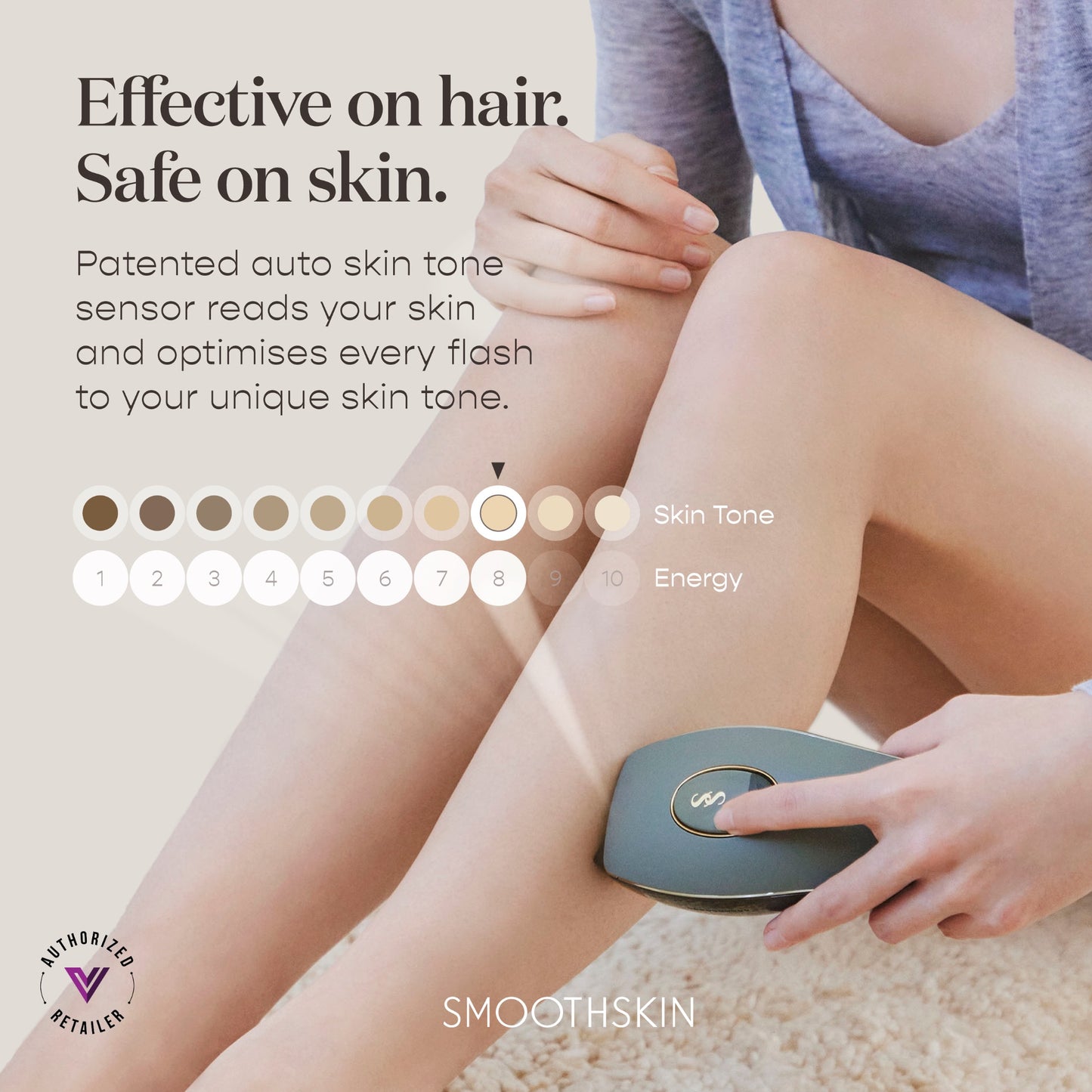 SmoothSkin Pure Adapt - Powerful IPL Hair Removal Device Smoothskin