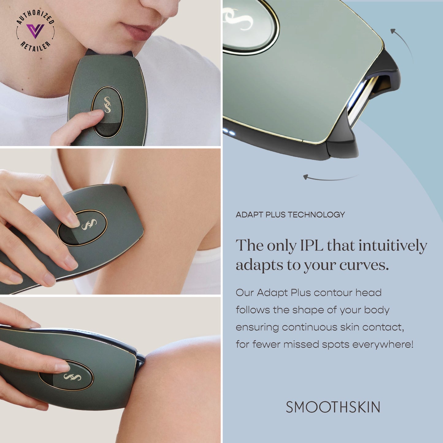 SmoothSkin Pure Adapt - Powerful IPL Hair Removal Device Smoothskin