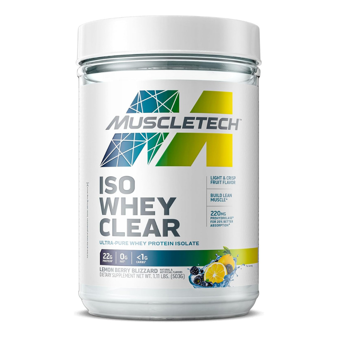 MuscleTech Iso Whey Clear Lemon Berry Blizzard 1.1lbs (503 g) US (RB)