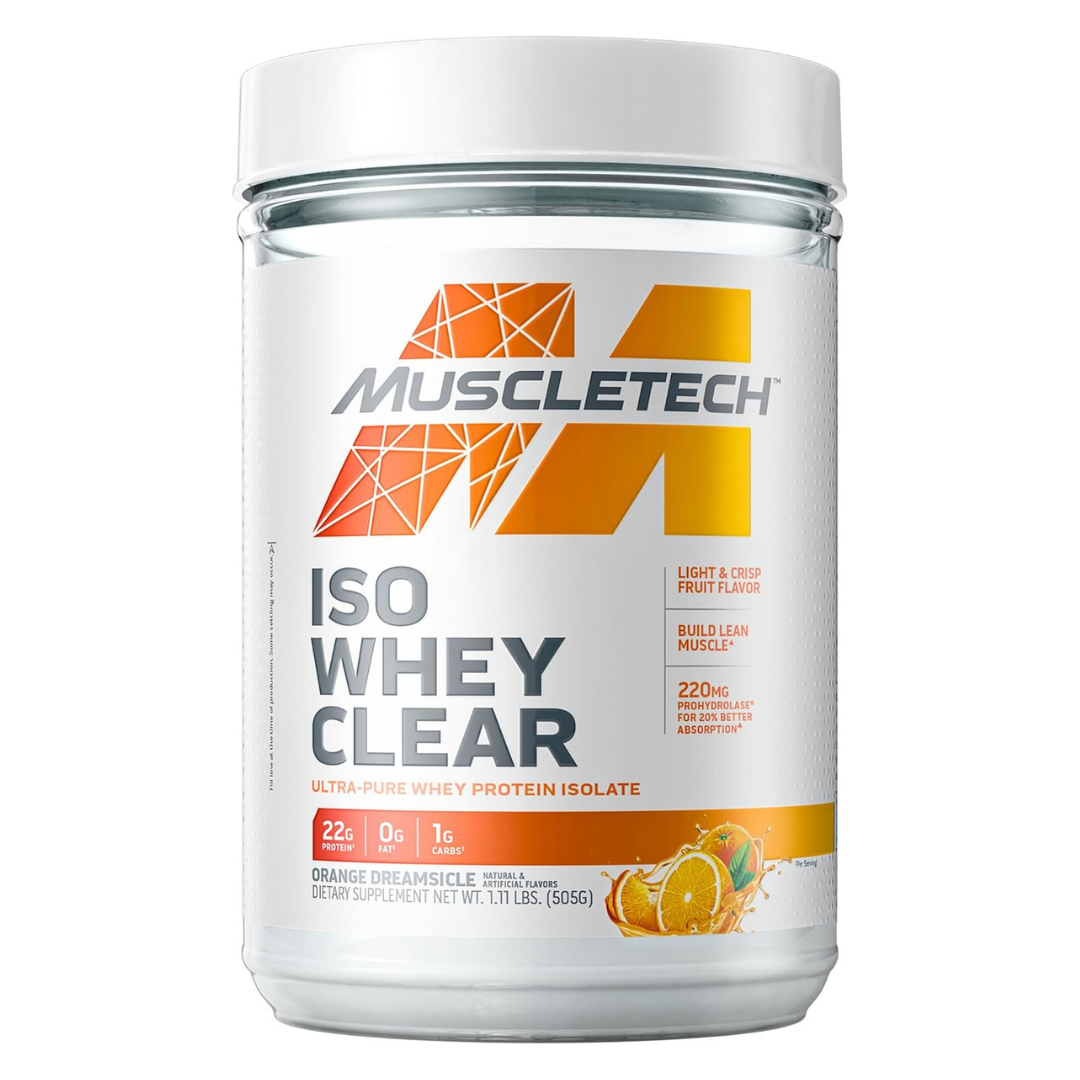 MuscleTech Iso Whey Clear Orange Dreamsicle 1.1lbs US (RB)