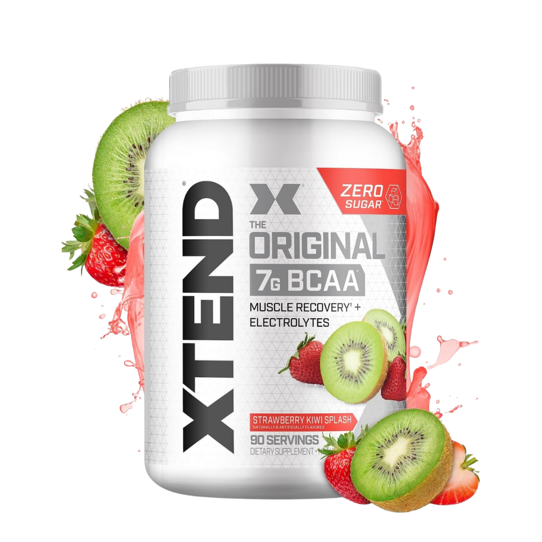 XTEND Original BCAA Powder Zero Sugar With Electrolytes for Hydration & Muscle Repair, Post-Workout Supplement, Kiwi Splash Flavour- 90 Servings