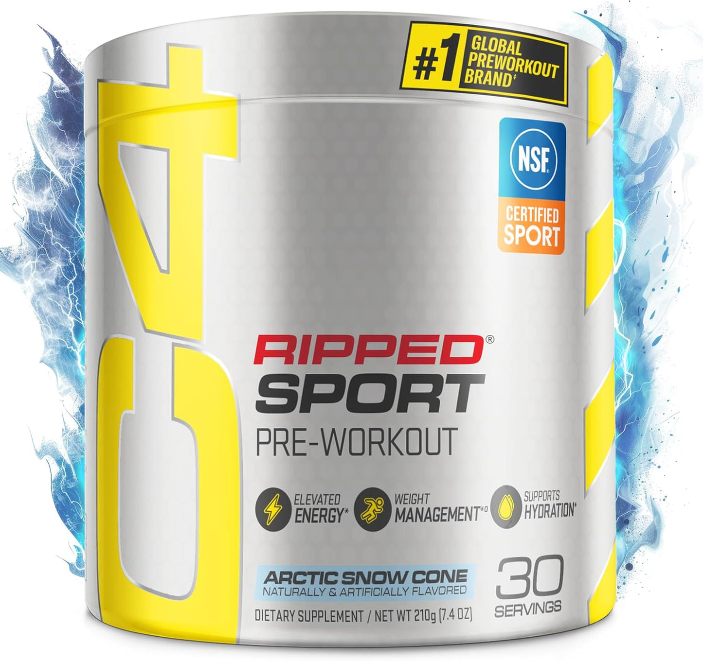C4 Ripped Sport Arctic Snowcone Powder 30 Servings