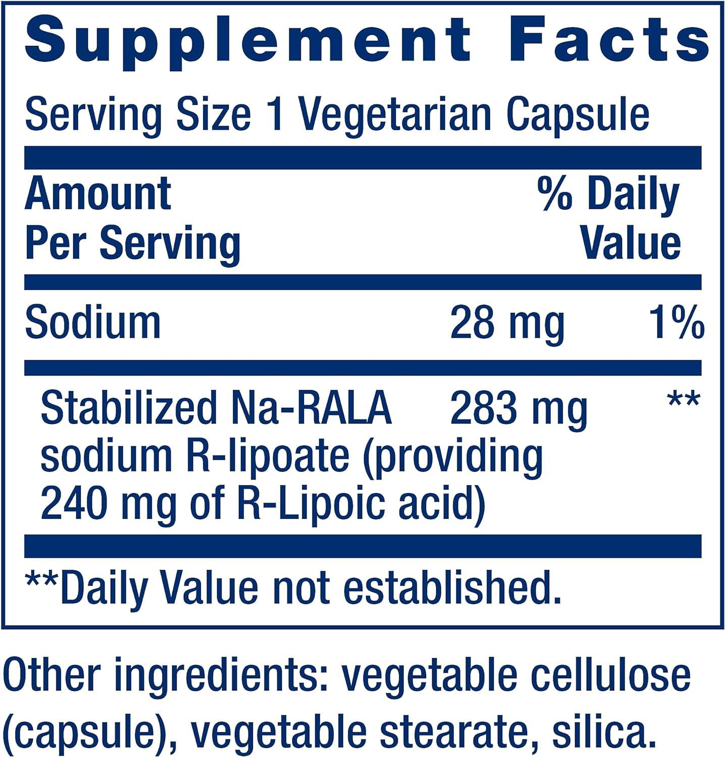 Life Extension Super R-Lipoic Acid 240 mg - Supports Cellular Energy - Supplement for Anti-Aging and Liver Health - Non-GMO, Gluten-Free - 60 Vegetarian Capsules