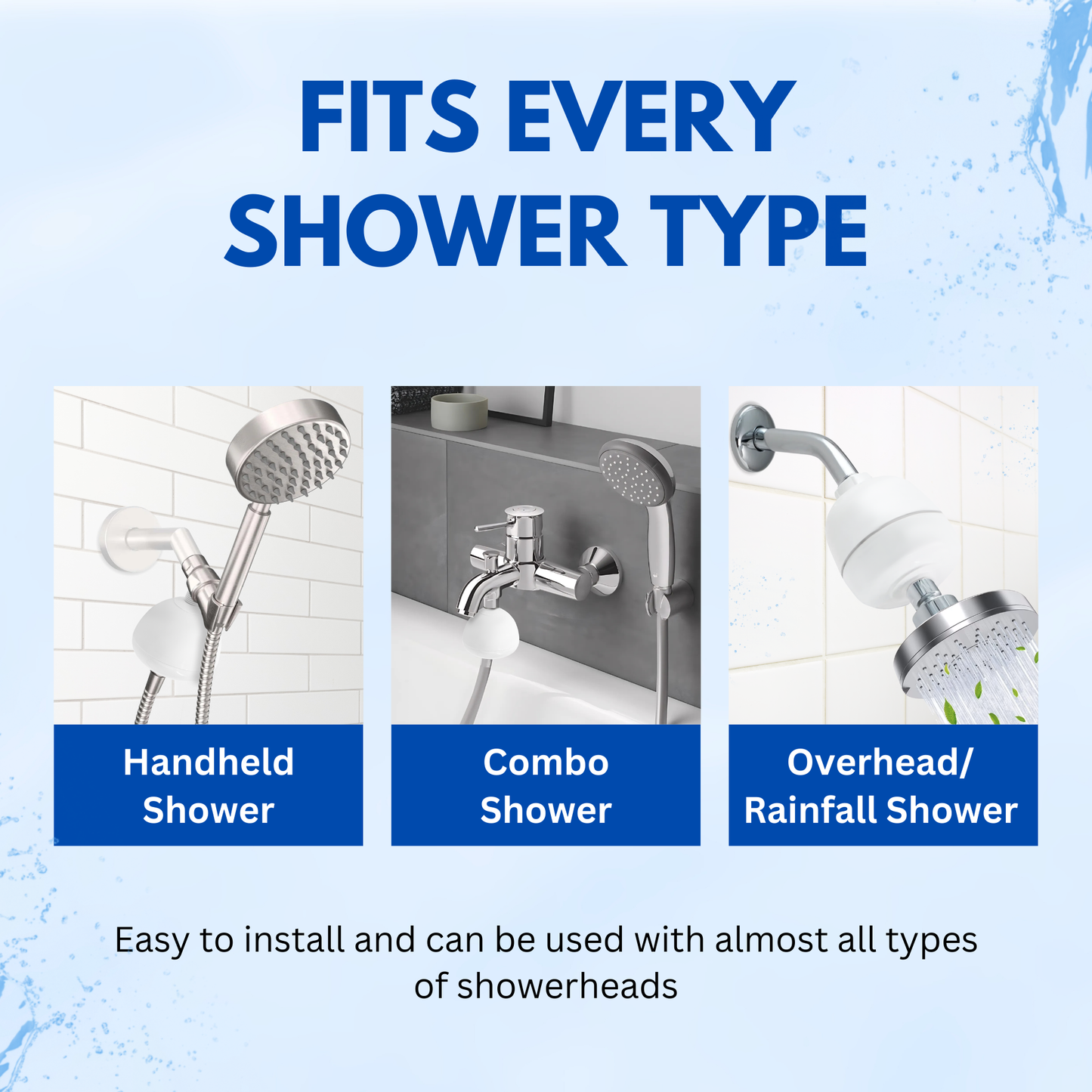 Vivandi Dechlorinating Anti-Hair Loss Shower Filter – Prevents Dry Skin, Removes Chlorine & Rust, Non-Toxic with Relaxing Aromatherapy Vivandi