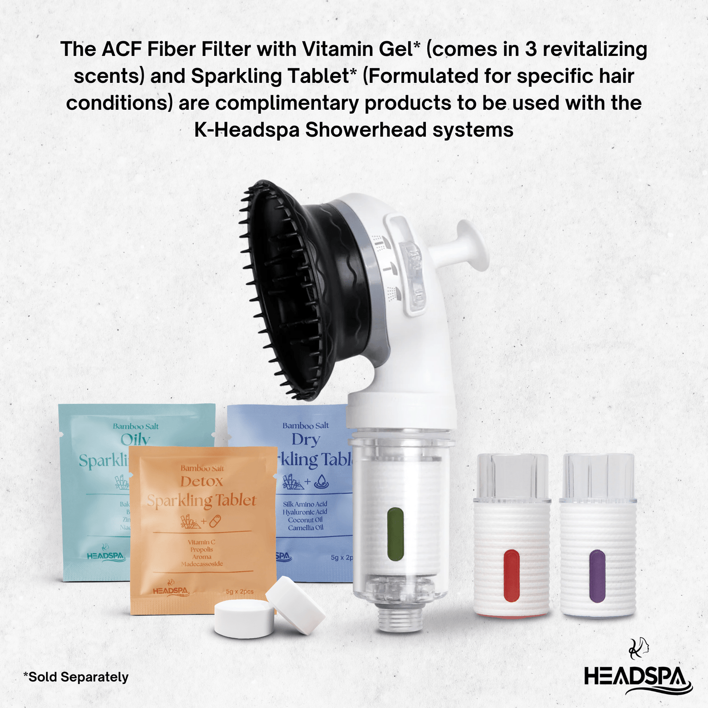 K-HeadSpa Bamboo Salt Sparkling Tablet for Scaly Scalp K-HeadSpa