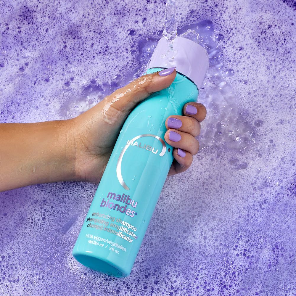 Malibu C Blondes Enhancing Hair Shampoo Sulfate Free For Vibrant & Bright Hair