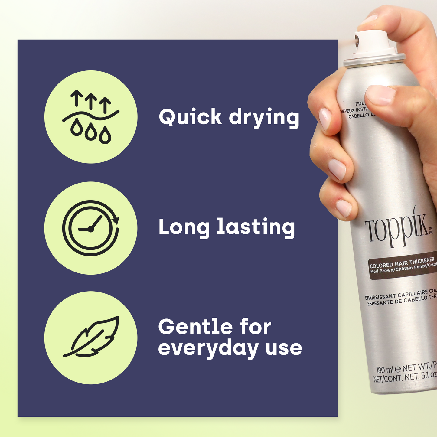 Toppik Colored Hair Thickener