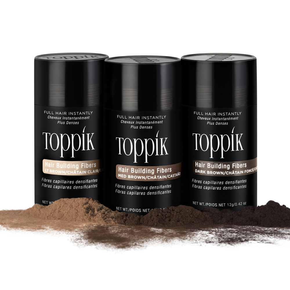 Toppik Hair Building Fibers for Thinning Hair Premium Keratin Fibers Conceals Hair Thinning and Hair Loss