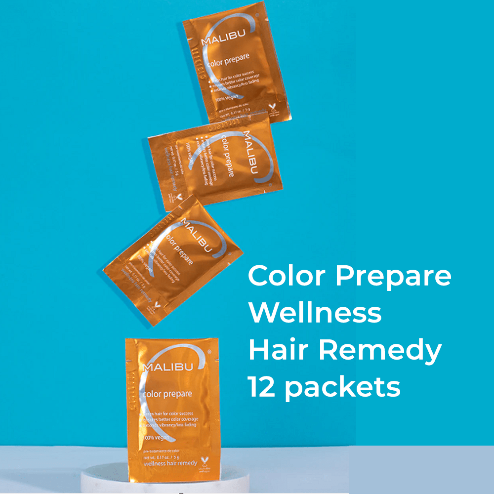 Malibu C Hard Water Wellness Hair Remedy For Nourished Hair Growth Pack of 12 Malibu C