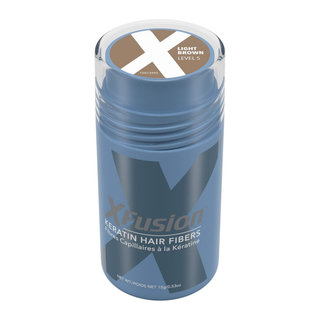 Xfusion Hair Fibers Light Brown - 15 gms