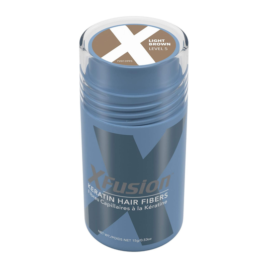 Xfusion Hair Fibers Light Brown - 15 gms