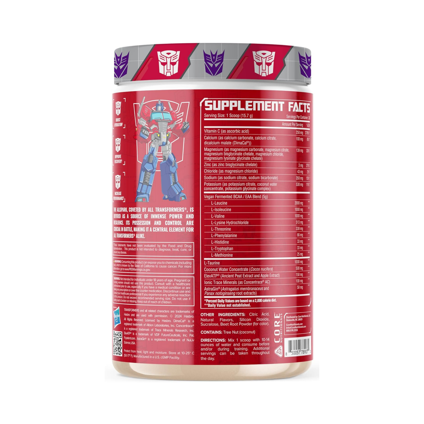 Core Nutritionals Protron EAA Powder – Muscle Recovery & Hydration Formula (PB Cookies ’N Cream)