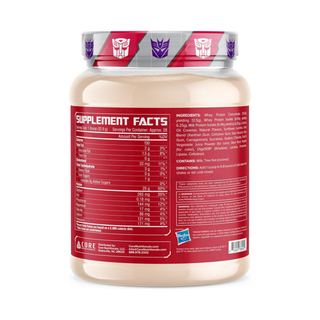 Core Nutritionals Transformers Protron Protein Blend – 25 g Whey + Casein Protein with Digestive Enzymes & MCTs - Optimus Prime (Mixed Berry Cheesecake)