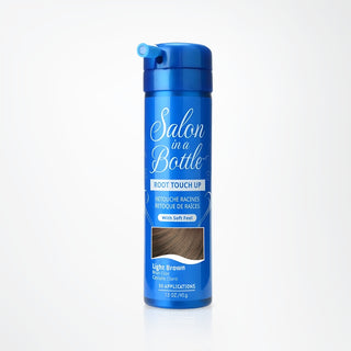 Salon in a Bottle - Instant, Long-Lasting Root Concealer Spray to Cover Roots for Women and Men - Light Brown (50 Applications) 60 ml
