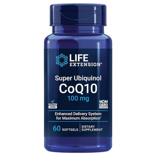 Life Extension Super Ubiquinol CoQ10, Heart Health Support, 100 mg, 60 Softgels Life Extension