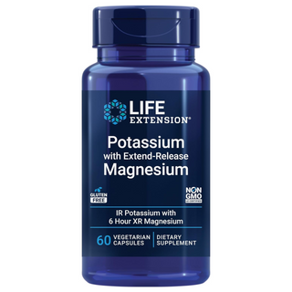 Life Extension Dual-Action Potassium and Extend-Release Magnesium Capsules, 60 Vegetarian Capsules Life Extension