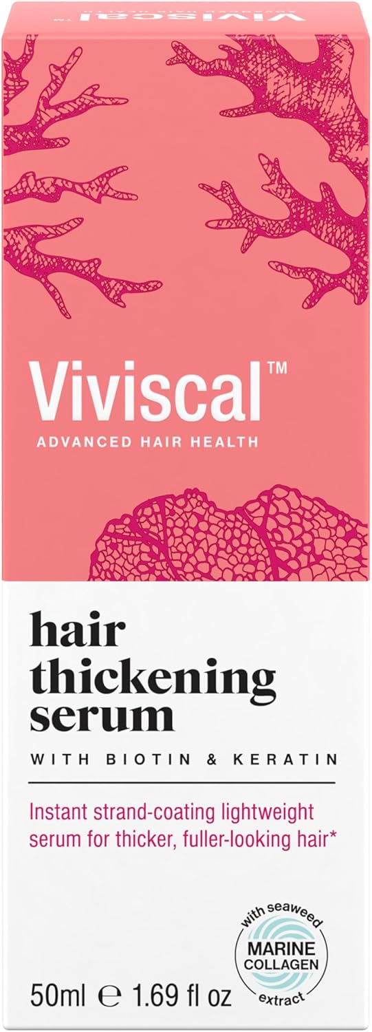 Viviscal Densifying Hair Elixir with Biotin & Keratin, Lightweight Leave-In Serum for Women, Strengthens Roots, Adds Shine & Reduces Hair Fall – 50ml