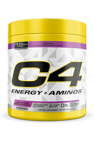 C4 Energy + Aminos Grape 30 servings