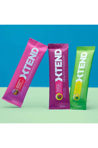 XTEND Healthy Hydration Zero Sugar Intra-Workout Hydration Drink with Electrolytes and vitamin D, NSF Certified for Sport, Lemonade Flavor - 28 Servings