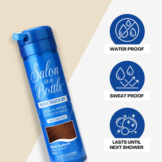 Salon in a Bottle - Instant, Long-Lasting Root Concealer Spray to Cover Roots for Women and Men - Red Auburn 50 Applications 60 ml Salon in a Bottle