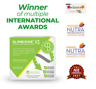 Slimbiome - Prebiotic, Nutritional Supplement, Vegan, Gut Health, Daily Management, 30 Servings Optibiotix