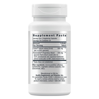 Life Extension Geroprotect Stem Cell Support for Anti-Aging & Longevity, 60 Vegetarian Capsules Life Extension