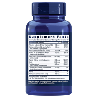 Life Extension Bioactive Complete B-Complex, Heart, Brain and Nerve Support, Healthy Energy, Metabolism, Complete B Complex, 60 Vegetarian Capsules Life Extension