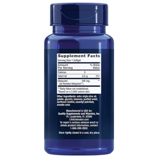 Life Extension Super Ubiquinol CoQ10, Heart Health Support, 100 mg, 60 Softgels Life Extension