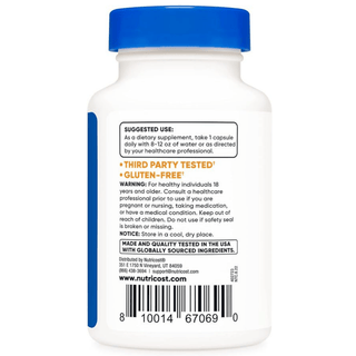 Nutricost Tudca 250mg tested