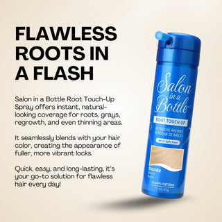 Salon in a Bottle - Instant, Long-Lasting Root Concealer Spray to Cover Roots for Women and Men - Blonde 50 Applications 60 ml Salon in a Bottle