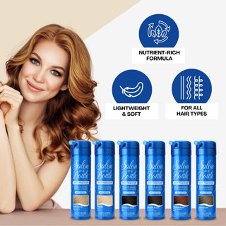 Salon in a Bottle - Instant, Long-Lasting Root Concealer Spray to Cover Roots for Women and Men - Light Brown 50 Applications 60 ml Salon in a Bottle