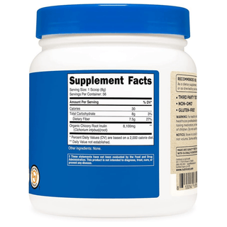 Nutricost Organic Inulin Powder for Digestive and Heart Health - 1 LB Nutricost