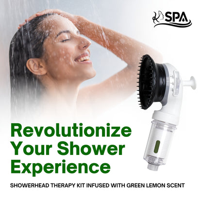 K-HeadSpa Korean Shower Head Therapy Kit – Green Lemon Essence