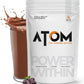 ATOM Whey Protein with Digestive Enzymes 27g protein 5.7g BCAA Lab Tested USA Labdoor Certified For Accuracy & Purity