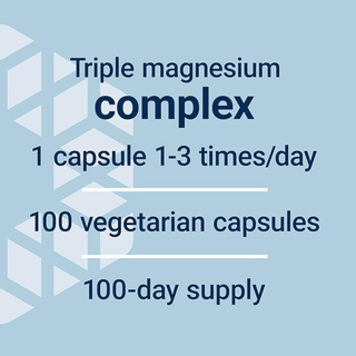 Life Extension Triple Magnesium Complex Capsules, 500 mg, 100 Vegetarian Capsules Life Extension