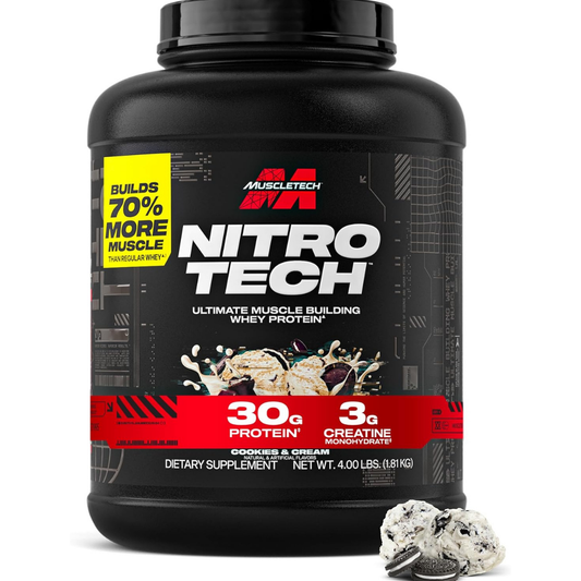 Muscle Tech Nitrotech Whey Protein Isolate And Peptides With Cookies And Cream - 4lb