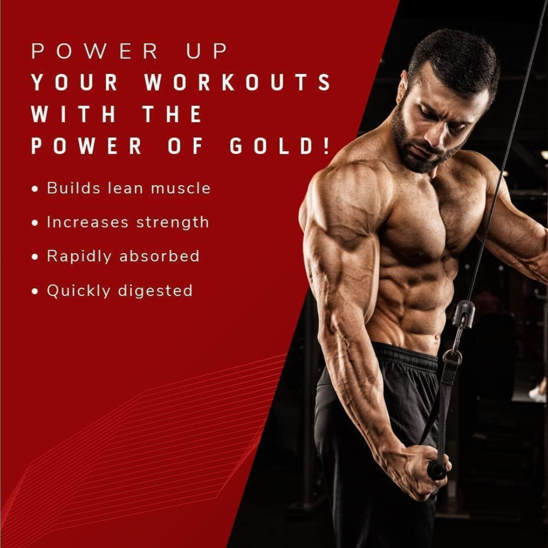 Muscle Tech Nitro Tech 100% Whey Gold Whey Protein Powder Double Rich Chocolate - 5Lbs