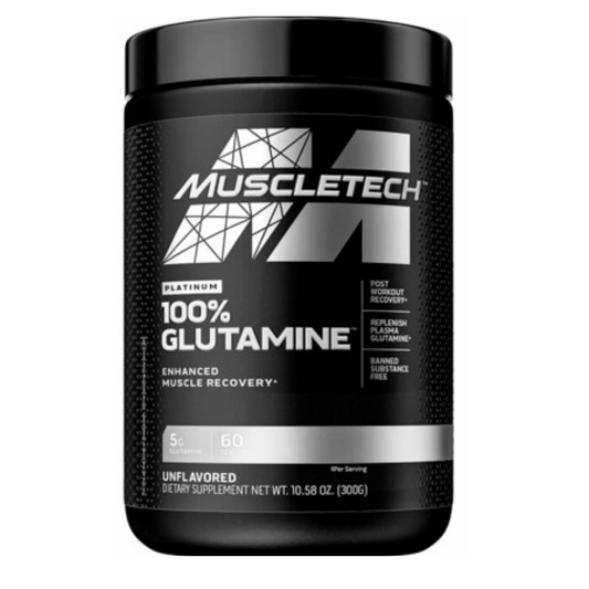 MuscleTech 100% Glutamine 300g | Glutamine Powder for Recovery & Performance - 300g