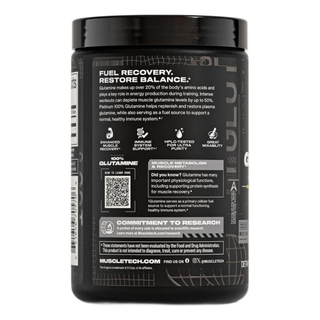 MuscleTech 100% Glutamine Powder for Recovery & Performance - 300g
