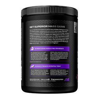 MuscleTech 100% Mass Gainer | High-Calorie Mass Gainer for Muscle Growth| Chocolate Fudge Brownie - 5.15 Lbs