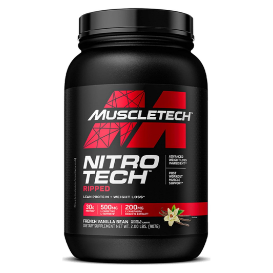 MuscleTech Nitro Tech Ripped French Vanilla Bean 2lbs (907) US (RB)