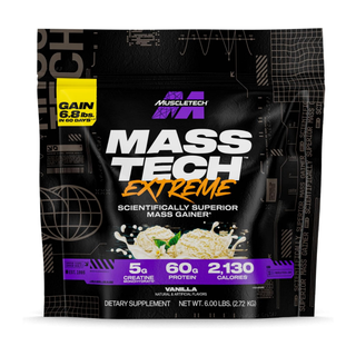 MuscleTech MassTech Extreme 2000 Muscle Gain & Bulking Vanilla Milkshake – 7lbs