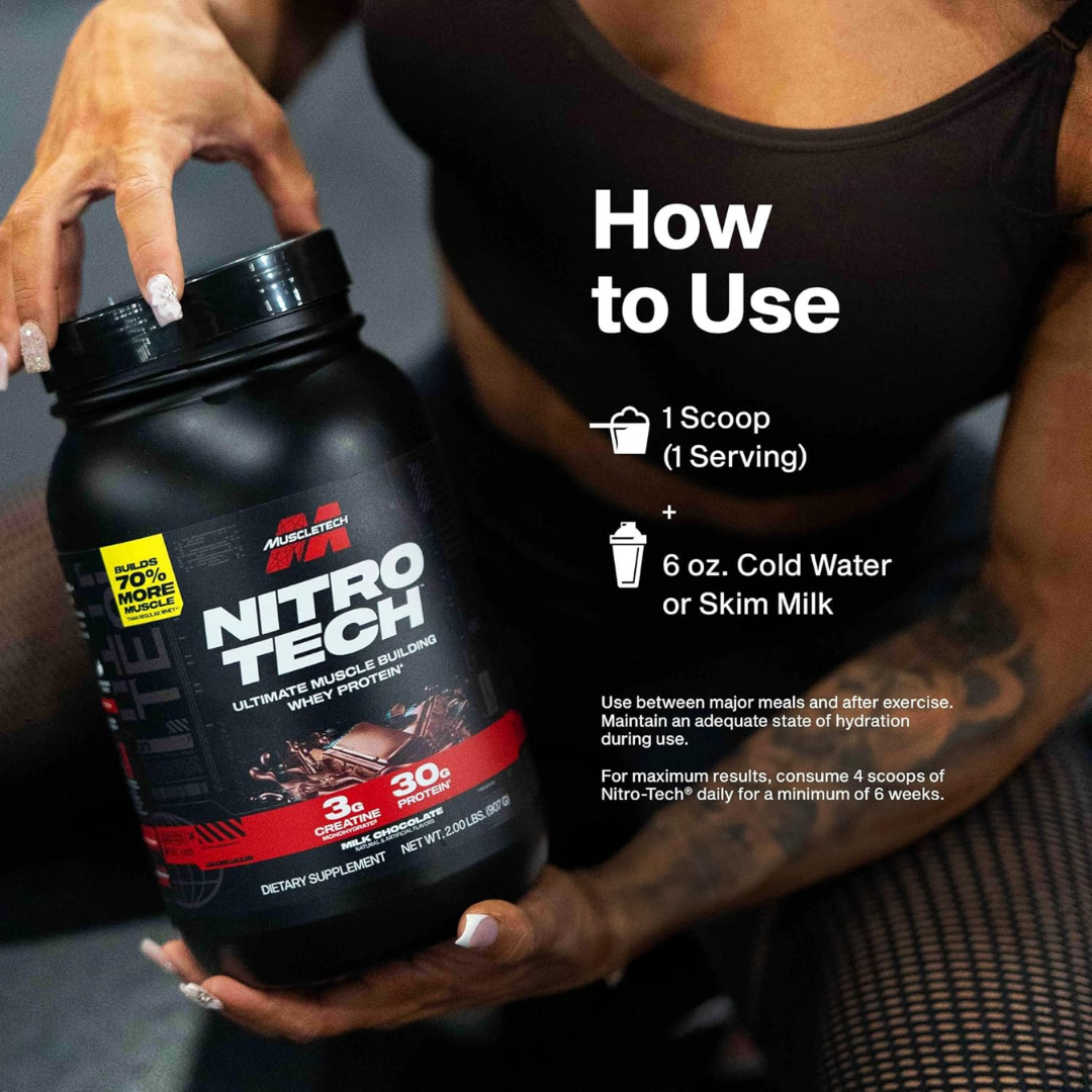 MuscleTech Nitro Tech Milk Chocolate 2.2lbs