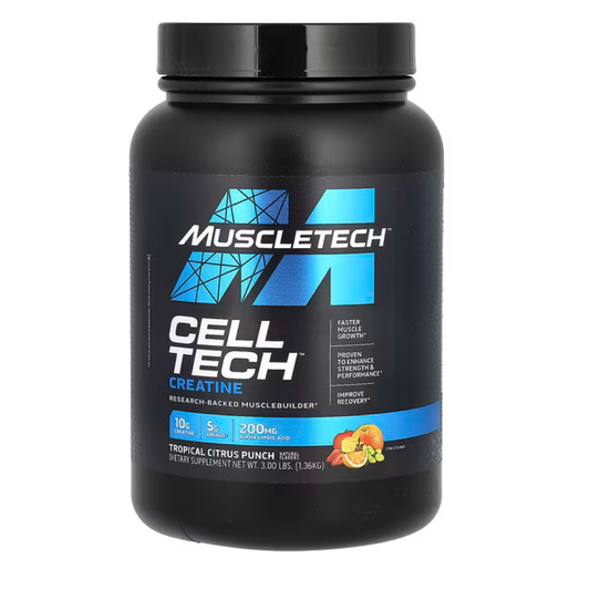 MuscleTech Cell Tech Creactor ,Tropical Citrus Punch – 3lbs