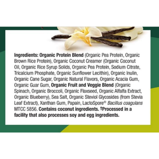 Purely Inspired Organic Protein French Vanilla 1.5lbs