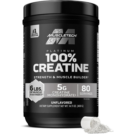 Muscle Tech Platinum Creatine Pure Micronized Muscle Recovery, Unflavored -  400G