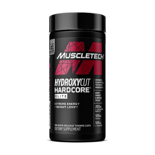MuscleTech Hydroxycut Hardcore Elite | Energy & Metabolism Support Supplement – 100 Capsules