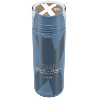 Xfusion Hair Fibers Light Brown - 28 gm